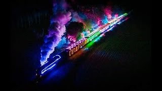 WSR 2023 Winterlights At Bishops Lydeard [upl. by Ailegna]