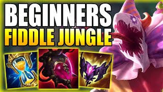 HOW TO PLAY FIDDLESTICKS JUNGLE amp CARRY THE GAME FOR BEGINNERS  Gameplay Guide League of Legends [upl. by Brightman74]