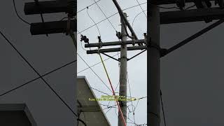 Buhay Lineman Energize 2 Cutout Fuse Using 65 Amperes Fuse Link lineman linemanlife [upl. by Dace]