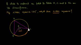 Inscribed angles Hindi [upl. by Lednek572]