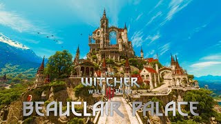 The Witcher 3  Beauclair Palace AMBIENCE │ Medieval Palace Life Flute amp Lute Sounds │ ASMR [upl. by Ahsehyt]