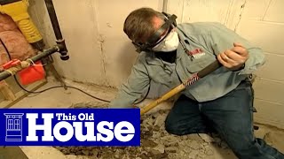 How to Install a Sump Pump  This Old House [upl. by Ettenajna997]