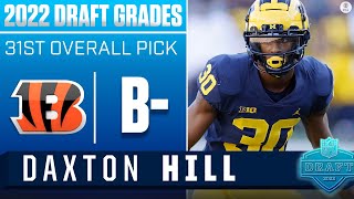 Bengals take SPEEDY CB Daxton Hill With No 31 Pick I 2022 NFL Draft Grades [upl. by Teerprug78]