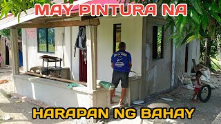 PAG PINTURA SA HARAPAN NG BAHAY NI RICA [upl. by Ainola404]