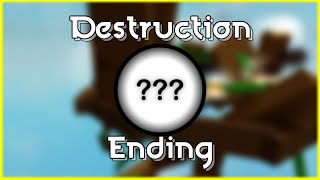 How to get quotDestructionquot Ending in Easiest Game on Roblox [upl. by Ibot]