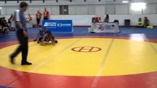 2015 Western Canada Summer Games 53 kg Jenna Popowich MB vs Brooklyn Thomson AB [upl. by Brina945]