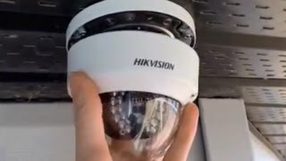 HIKVISION Dome PoE IP Security Camera Installation Guide [upl. by Edieh]