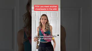 Things ALL cheerleaders relate to 📣🎀 cheer cheerleader allstarcheer skit highschool dance [upl. by Ettezoj]