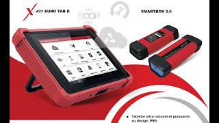 Diagnostic PowerFull LAUNCH EURO TAB II par LAUNCH PRO France [upl. by Enihsnus]