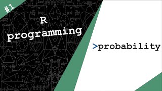 R Programming for Statistics and Data Science  Probability  R programming  1 [upl. by Schargel]