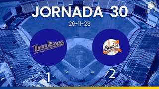 JORNADA 30 RESUMEN  Navegantes del Magallanes 1 Caribes de Anzoátegui 2 2324 261123 [upl. by Siuluj]