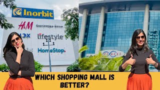 Which Mall is better INORBIT or INFINITI Malad I Mall Comparison [upl. by Noerb]