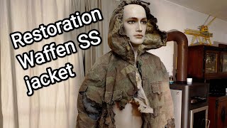 EXTREMELY Rare Restoration 80 years old Waffen SS Jacket World War 2 [upl. by Arretak]