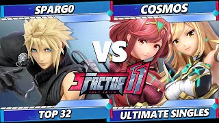 S Factor 11  Spargo Cloud Vs Cosmos Pyra Mythra Smash Ultimate  SSBU [upl. by Yborian464]