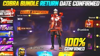 The Cobra Bundle Return  Cobra Bundle Return Kab Aayega  Cobra Bundle Return Confirm Date [upl. by Rapp]