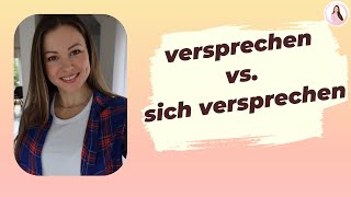 VERSPRECHEN vs SICH VERSPRECHEN  Learn German shorts [upl. by Yadrahc]