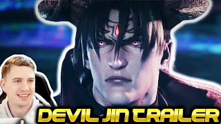 Devil Jin Trailer Reaction Maining Him And Kazuya [upl. by Alford835]