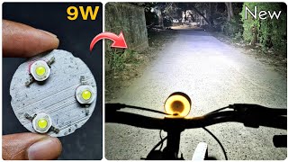 How To Make Super Bright Led Flashlight  DIY 4V Light For BikeBycycle  By  Creative Shivaji [upl. by Abdul]