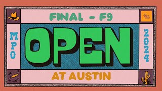 2024 The Open at Austin  MPO FINALF9  Anttila Buhr Orum Anderson  Jomez Disc Golf [upl. by Jessalyn138]