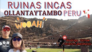 LAS RUINAS INCAS OLLANTAYTAMBO EN PERU WOW [upl. by Etteyafal]