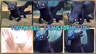 Toothless becomes alpha  TOOTHLESS TRANSFORMATION TO TITAN Dragons Titan Uprising [upl. by Aicenav]