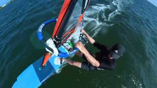 Adding foot pad ramps to custom windsurfing board [upl. by Kjersti459]