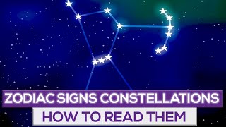 How To Learn The Zodiac Signs Constellations [upl. by Eadwina]