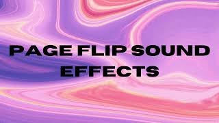 Book Page Flip Sound Effects [upl. by Faus565]