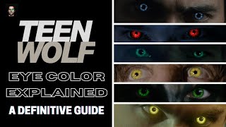 WerewolfWereCreature Eyes on TEEN WOLF  A Definitive Guide [upl. by Shaw]