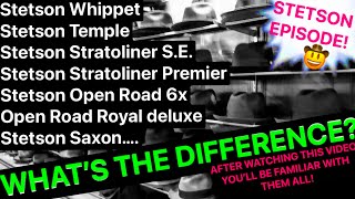 What’s the Difference between a Stetson Whippet Temple Stratoliner Strat Premier amp the Open Road [upl. by Yrreg192]