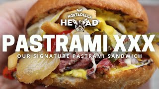 THE BEST PASTRAMI SANDWICH  How to make a pastrami sandwich [upl. by Lane]