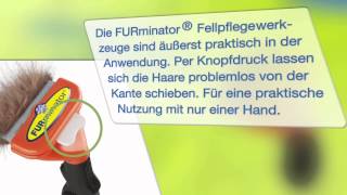 FURminator® Fellpflege für Hunde Katzen Kleintiere und Pferde [upl. by Kcirderf]