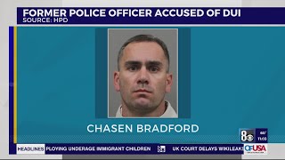 Las Vegasarea probationary police officer arrested on DUI was ‘swerving all over the road after gr [upl. by Earesed804]