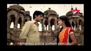 DIYA AUR BAATI HUM TITLE SONG ROMANIAN SUBTITLES [upl. by Koblick441]