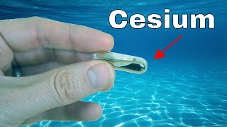 Opening a Vial of Cesium Underwater [upl. by Ecnedurp]