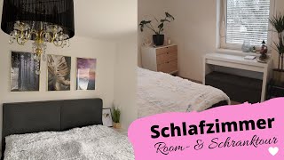 Schlafzimmer Roomtour amp Schranktour [upl. by Anitneuq]