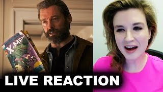 LOGAN Official TRAILER 1 REACTION amp REVIEW [upl. by Natsirk]