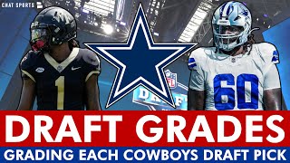 Cowboys Draft Grades All 7 Rounds From 2024 NFL Draft Ft Tyler Guyton Cooper Beebe Justin Rogers [upl. by Hesky188]