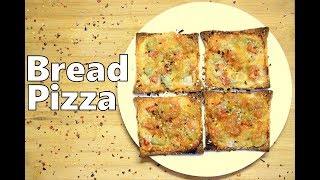 Bread Pizza  Bread PIzza in Oven  Quick and Easy Recipe  Dushyants kitchen [upl. by Meadows]