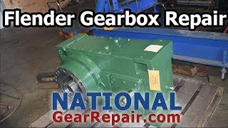 Flender gearbox repair [upl. by Auqinahs353]