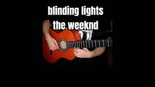 Blinding Lights The weeknd Solo Short Cover Nurlan Abbas [upl. by Adnilec]