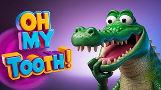 Crocodiles Toothache  Funny Kids Song  How a Brave Monkey Saved the Day [upl. by Zerep]