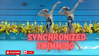 The Synchronized swimming swimming olympicgames synchronize [upl. by Craner]