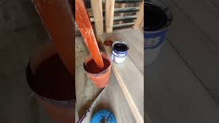 Mahogany red wood stain mixing diy mix short shorts [upl. by Jana]