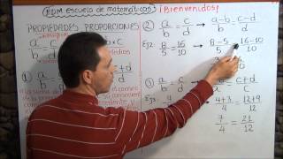 Propiedades de las Proporciones 1  Tres de sietewmv [upl. by Airyt]