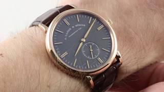 A Lange amp Sohne Saxonia Boutique Edition 216033 Luxury Watch Review [upl. by Jacqui]