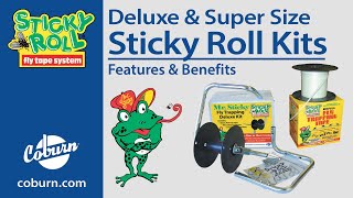 Mr Sticky  Sticky Roll Fly Tape Deluxe amp Super Size Kits [upl. by Ahcsat]