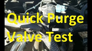 How To Test Evap Purge Valve is Good or Bad No Tools Needed [upl. by Ahsened]