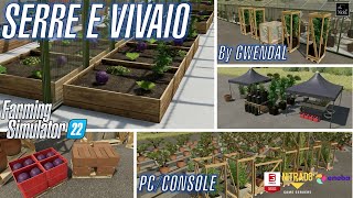 FS22 🎋 SERRE E VIVAIO cavoli rossi fiori aloe bonsai e molto altro by GWENDAL  PCCONSOLE [upl. by Malo]