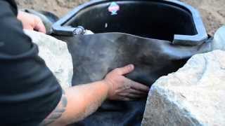 How to build a Fish Pond  Part 11  Pond Skimmer Faceplate Attachment [upl. by Aneger77]